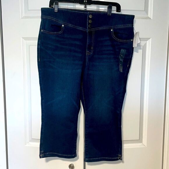 Lane Bryant jegging pedel jeans size 18 - Picture 2 of 7